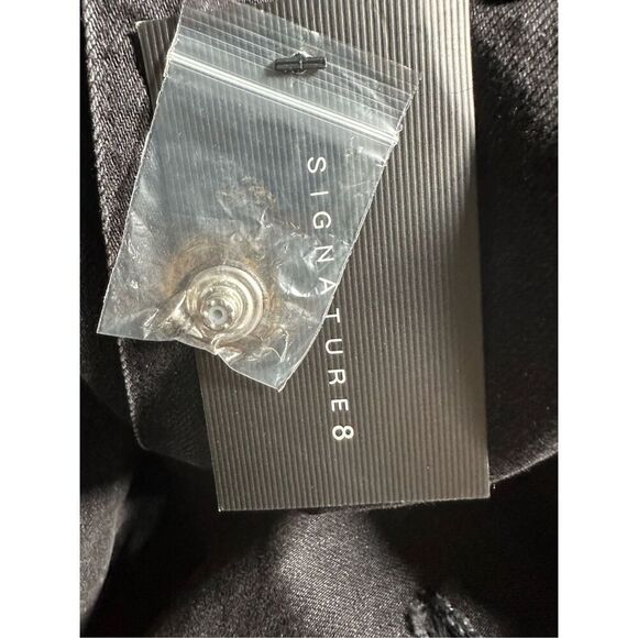 Signature 8 Slash Detail Denim Jeans black size medium 8/10 distressed ripped. - Picture 3 of 5